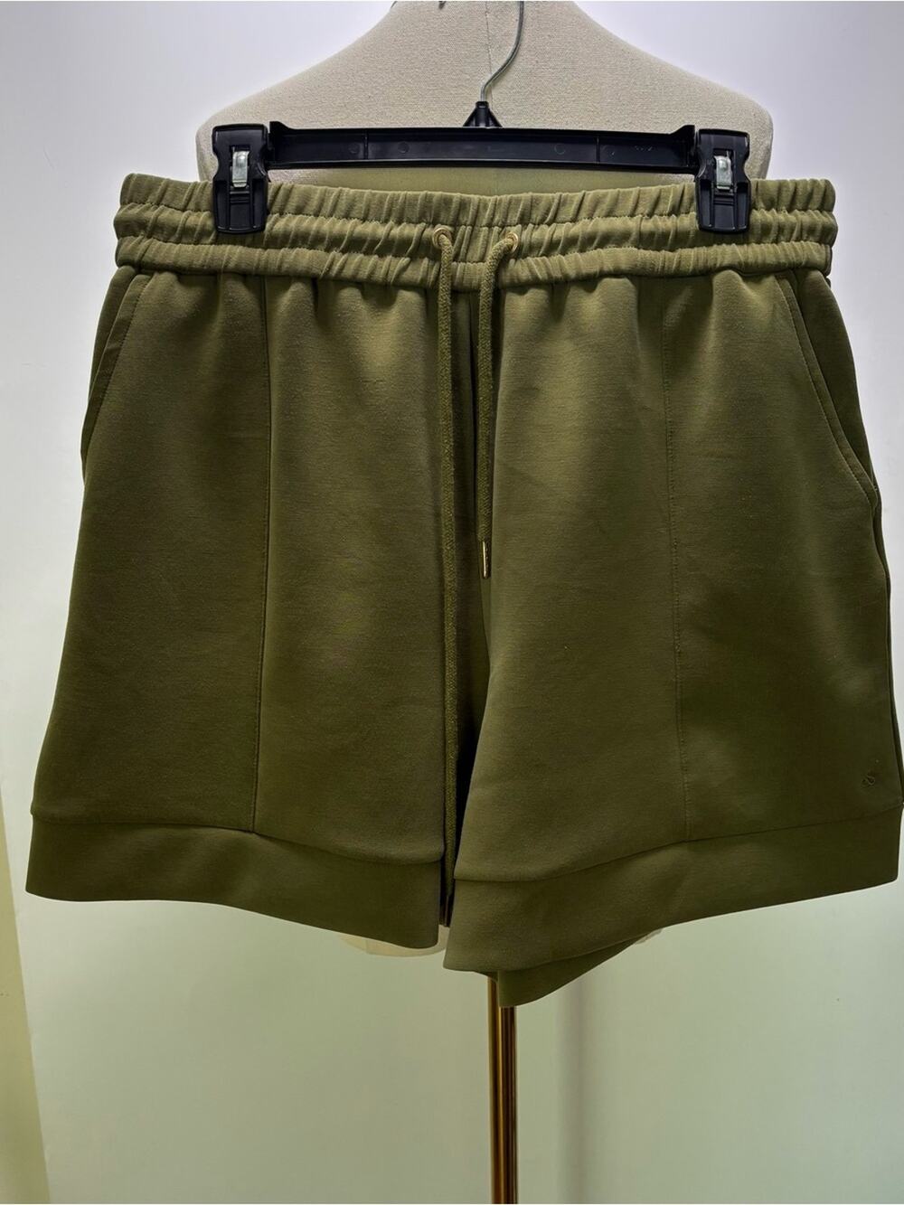 Scotch & Soda Olive Green Casual Pull On Drawstring Shorts Size L